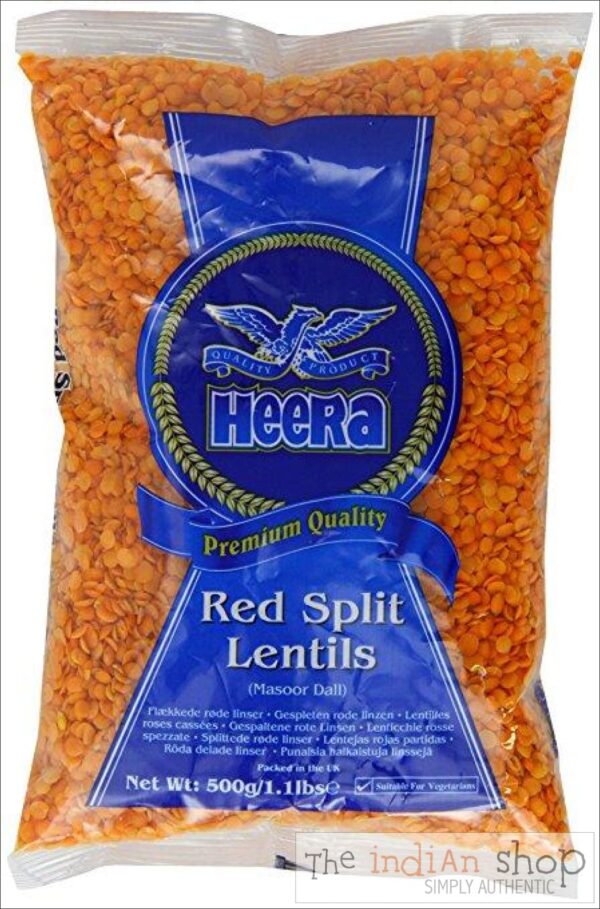 Heera Red Lentils Split ( 10 x 1 kg. )