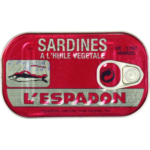 L`Lapadon Sardines in Oil ( 50 x 125 gr. )