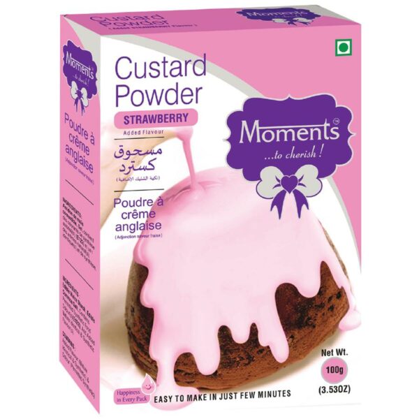 Moments Custard Strawberry Powder ( 12 x 100 gr. )