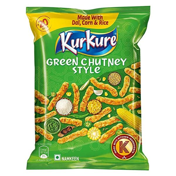 Kurkura Green Chutney Rajasthani ( 32 x 90 gr )