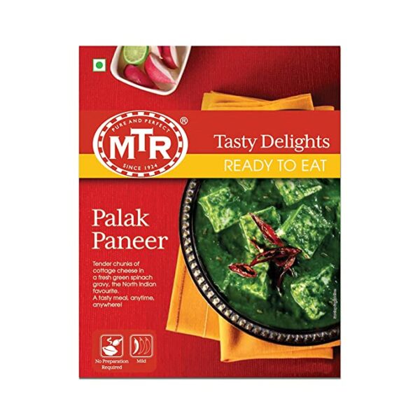MTR RTE Palak Paneer ( 10 x 300 gr. )
