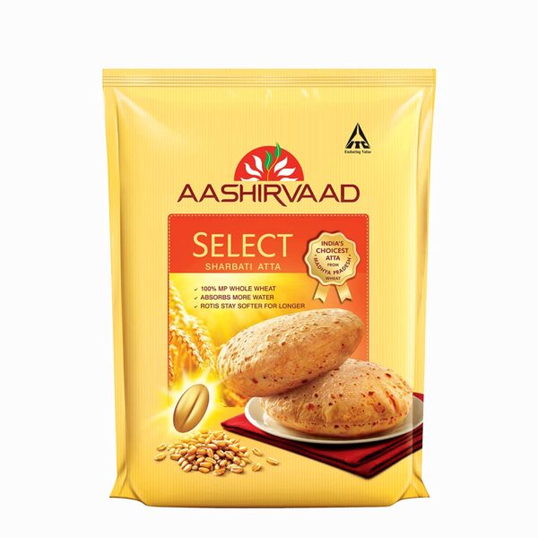 Select Ashirwaad Atta ( 4 x 5 kg. )