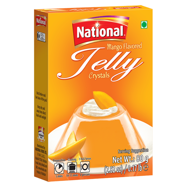 National Jelly Mango Flavour Mix ( 6 x 80 gr )