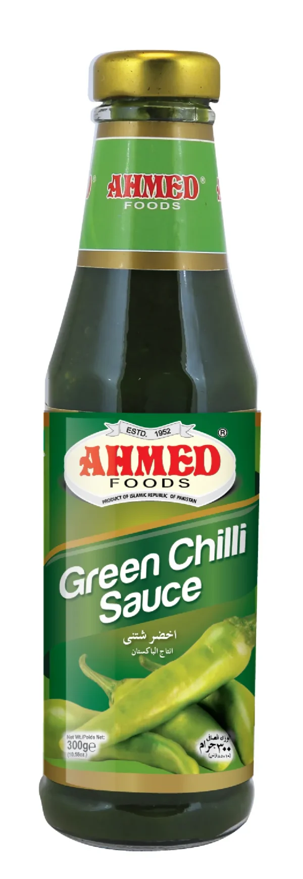 Ahmad Green Chilli Sauce ( 12 x 300 gr. )