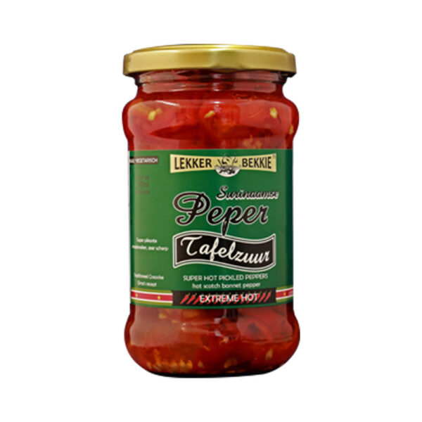 Lekker Bekkie Peper Tafelzuur Pickled Chili ( 6 x 290 ml.)