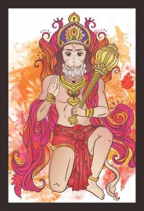 Frame Hanuman [12 x 18“] ( 1 Piece)